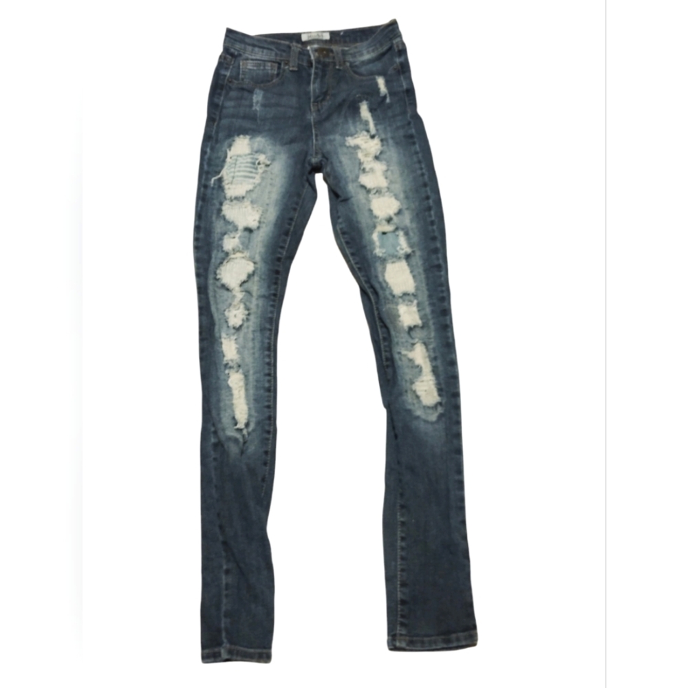 mudd Ripped Skinny Jeans For Women Size 0